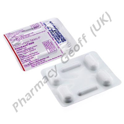 Clarbact 500 (Clarithromycin) - 500mg (4 Tablets)