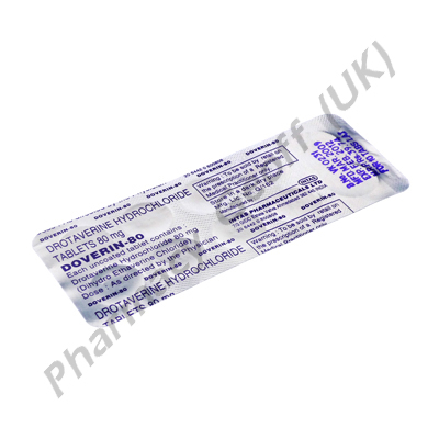 Doverin (Drotaverine Hydrochloride) - 80mg (10 Tablets)