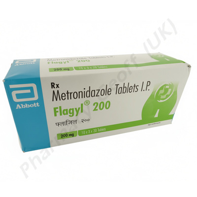 Flagyl (Metronidazole) - 200mg (600 Tablets)