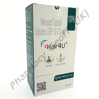 Hair4U 10% Minoxidil Topical Solution for Hairloss