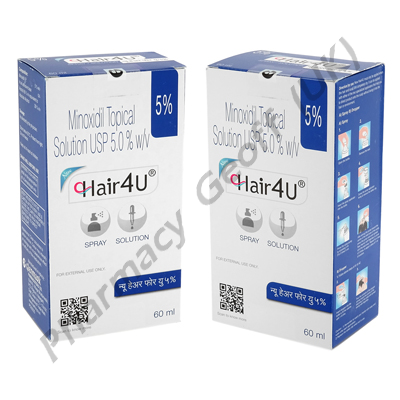 Hair4U 5% Minoxidil Topical Solution for Hairloss