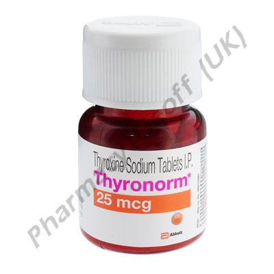 Thyronorm (Thyroxine Sodium) - 25mcg (120 Tablets)