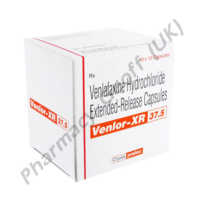 Venlor XR (Venlafaxine) - 37.5mg (10 Capsules)