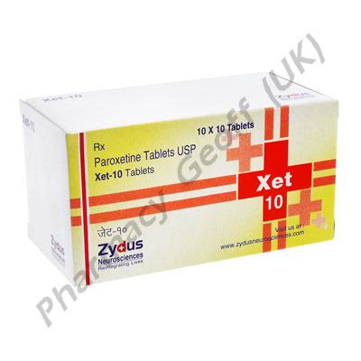 Paroxetine (Xet) - 10mg (10 Tablets)