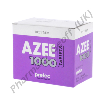 Azee 1000 (Azithromycin) - 1000mg (1 Tablet)