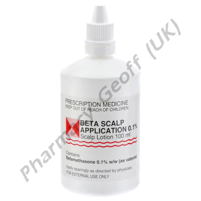 Beta Scalp Application (Betamethasone Valerate) - 0.1% (100ml Bottle)