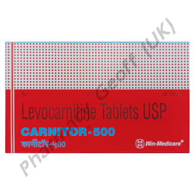 Carnitor-500 (Levocarnitine) - 500mg (10 Tablets)