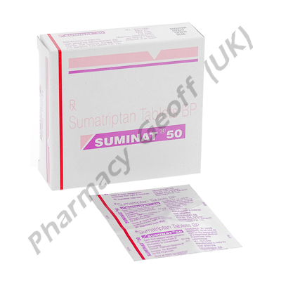 Suminat (Sumatriptan)  - 50mg (1 Tablet)