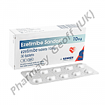 Ezetimibe Sandoz (Ezetimibe) - 10mg (30 Tablets)