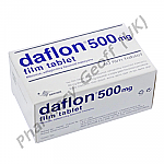 Daflon (Diosmine/Hesperidin) - 450mg/500mg (60 Tablets)
