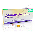 Zoladex 3.6mg Depot (Goserelin Acetate) - 3.6mg (1 Syringe)