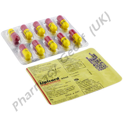 Fenofibrate 200mg Lipicard