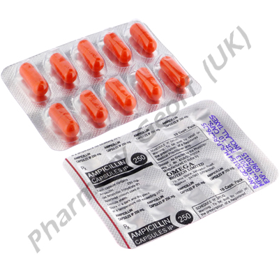 Ampicillin (Ampicillin) - 250mg (10 Capsules)