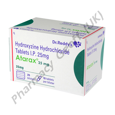 Atarax (Hydroxyzine Hydrochloride) - 25mg (15 Tablets)2