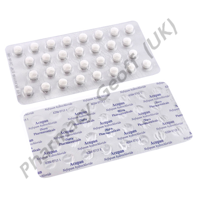 Acupan (Nefopam Hydrochloride) - 30mg (90 Tablets)