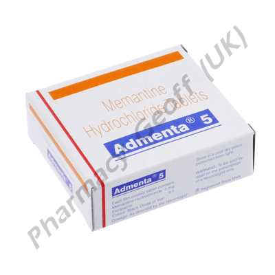 Admenta (Memantine HCL) - 5mg (10 Tablets)