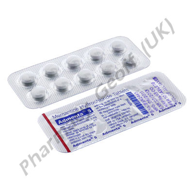 Admenta (Memantine HCL) - 5mg (10 Tablets)