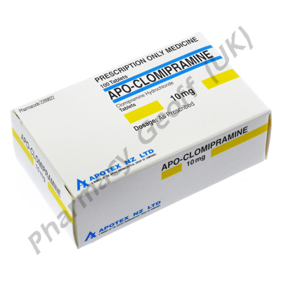 Apo-Clomipramine (Clomipramine Hydrochloride) - 10mg (100 Tablets)