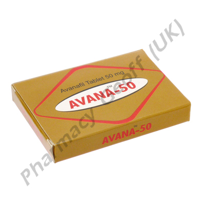 Avana-50 (Avanafil) - 50mg (4 Tablets)