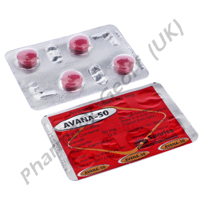 Avana-50 (Avanafil) - 50mg (4 Tablets)