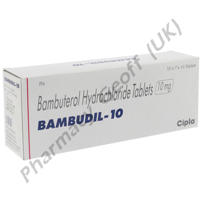 Bambudil (Bambuterol) - 10mg (10 Tablets)