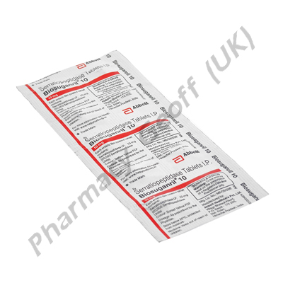 Biosuganril 10 (Serratiopeptidase) 10mg