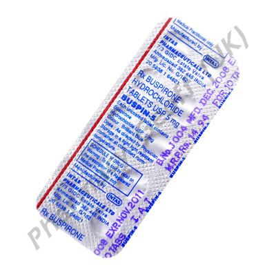 Buspin-5 (Buspirone Hydrochloride) - 5mg (10 Tablets)