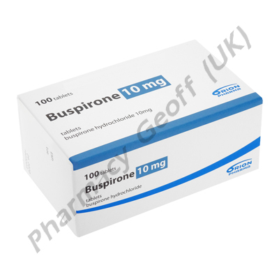 Buspirone (Buspirone Hydrochloride) - 10mg (100 Tablets)