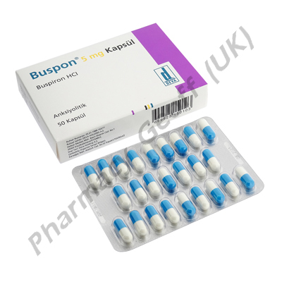 Buspon (Buspirone Hydrochloride) - 5mg (50 Capsules)