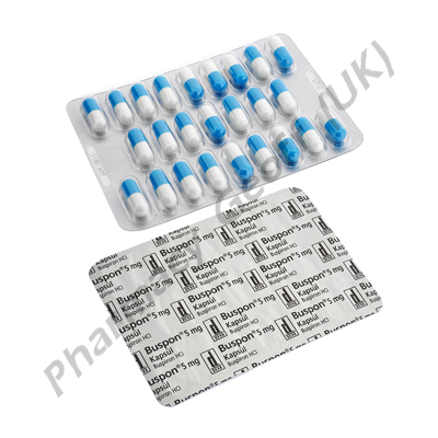 Buspon (Buspirone Hydrochloride) - 5mg (50 Capsules)
