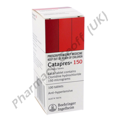 Catapres (Clonidine Hydrochloride) - 150mcg (100 Tablets)