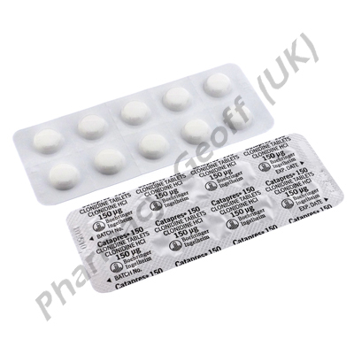 Catapres (Clonidine Hydrochloride) - 150mcg (100 Tablets)