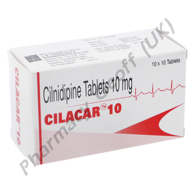 Cilacar 10 (Cilnidipine) - 10mg (10 Tablets)