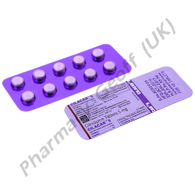 Cilacar 5 (Cilnidipine) - 5mg (10 Tablets)