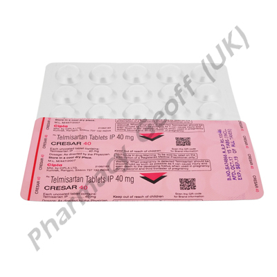 Cresar 40 (Telmisartan) - 40mg (30 Tablet)