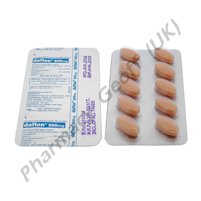 Daflon 500 (Rutaceae) - 500mg (10 Tablets)