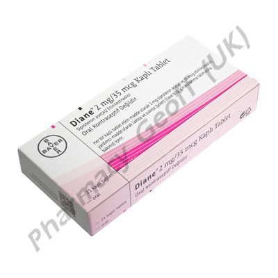 Diane 35 (Cyproterone Acetate/Ethinyloestradiol) - 2mg/0.035mg (21 Tablets)