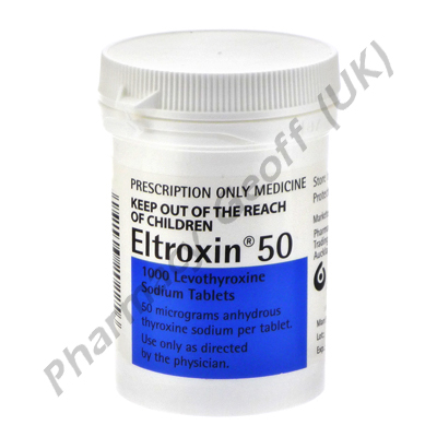 Eltroxin (Levothyroxine Sodium) - 50mcg (1000 Tablets)