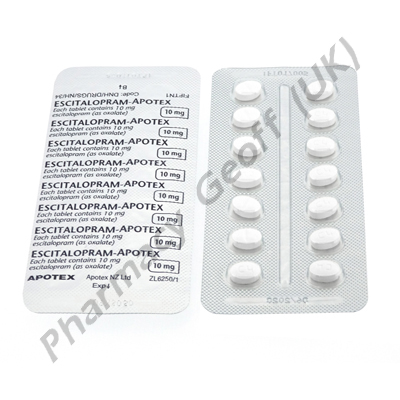 Escitalopram-Apotex (Escitalopram) - 10mg (28 Tablets)