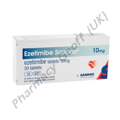 Ezetimibe Sandoz (Ezetimibe) - 10mg (30 Tablets)