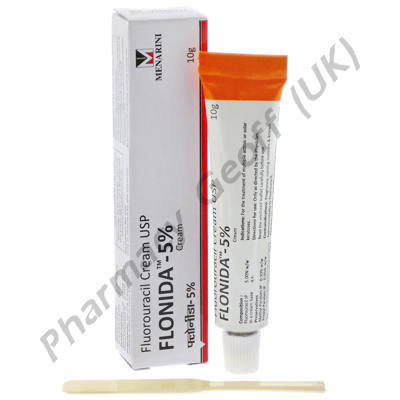 Flonida 5% Cream (Fluorouracil IP) - 5% (10g Tube)