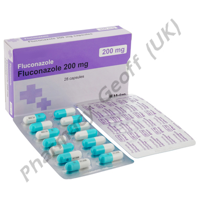 Fluconazole 200mg 28 Capsules Infection Pharmacy Geoff UK 