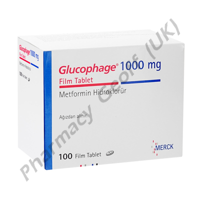 Glucophage (Metformin HCl) 1000mg