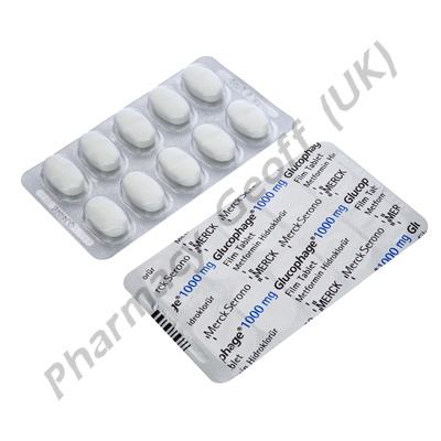 Glucophage 1000mg (Metformin Hydrochloride) for Diabetes