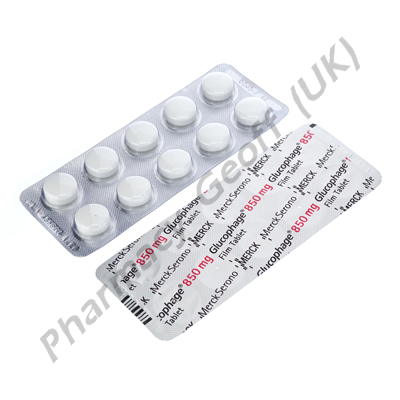 Glucophage 850mg (Metformin Hydrochloride) for Diabetes