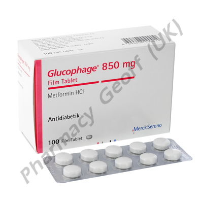 Glucophage Metformin 850mg