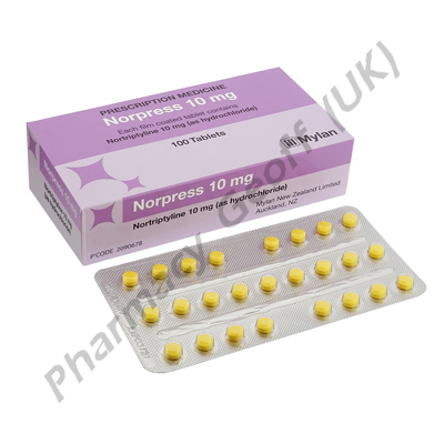 Norpress (Nortriptyline Hydrochloride) - 10mg (100 Tablets)