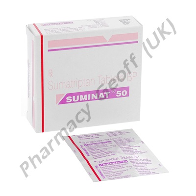 Suminat (Sumatriptan Succinate) - 50mg (1 Tablet)