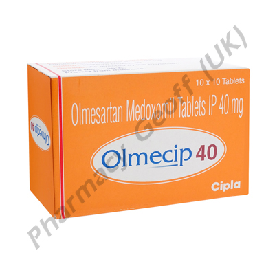 Olmecip (Olmesartan Medoxomil) - 40mg (10 Tablets)