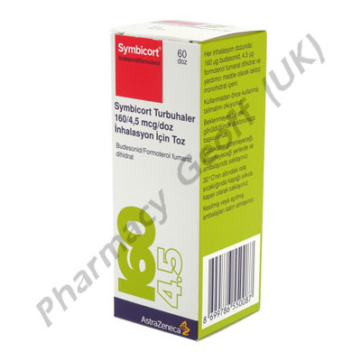 Symbicort Turbuhaler (Budesonide/Formoterol Fumarate) - 160mcg/4.5mcg (60 doses)